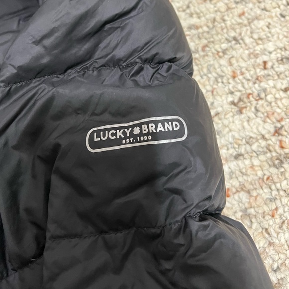Lucky brand black puffer coat - Picture 3 of 6